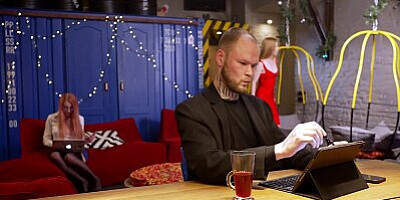 Sex office, part 1. We're hiring a new girl