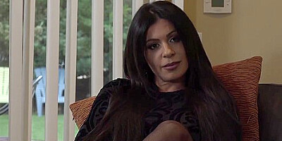 Goth Cougar Squirts All Over Stepsons Best Friend