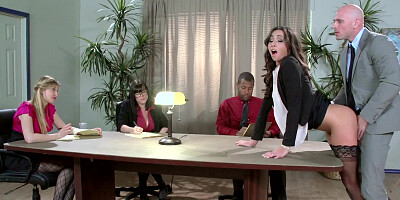 The craziest idea was to fuck right during business conversation