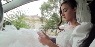 Damn horny bride Amirah wants to fuck after getting rejected in her wedding day