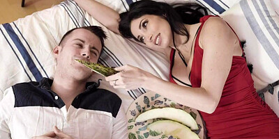 Loving son drills his stepmom's anus to relax her