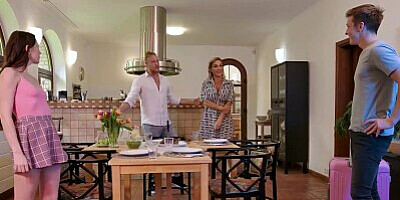 MATURE4K. Wrong Door, but Right Hole: Czech Guy Accidentally Fucked USA Girlfriends Mom, Dad Helped