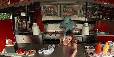 Young woman just needs good cock to get penetrated at work