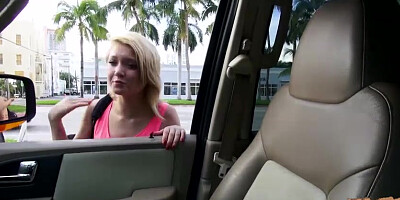 Hot teen Dakota Skye gets fucked along the way after being picked up