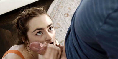 Bracefaced teen Reese Robbins is fucked by her stepdad