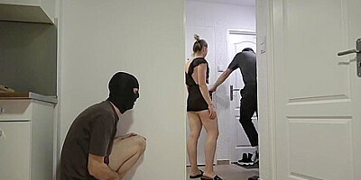 Hot Wife Orders Cuckold And Fucks Pizza Delivery Man (hubby Swallow His Cum)