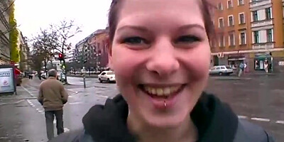 Kinky dame from Germany went to a pornography flick audition to have some joy with a stranger