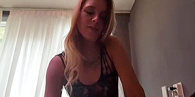 Melody Pleasure Suck The Balls Of Cheffie While Hes In Chastity