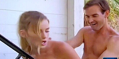 Retro Porn With A Horny Blonde Sucking And Fucking