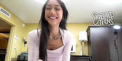 Sexy Skinny Brunette Teen 18+ Gets Her Pussy Pumped Full Of Cum