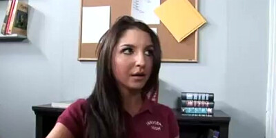 InnocentHigh Brunette latin schoolgirl interracial fuck classroom