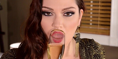 Invitation from a Busty Babe