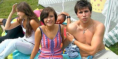 Ally &amp, Eniko &amp, Francheska &amp, Mystica in hot college sex video with a chick fucking