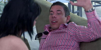 Slim brunette Riley Mason enjoys sensual sex