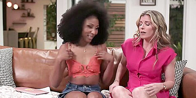 Stepmom Lets Practice With Having Lesbian Sex With Olivia Jay And Cory Chase