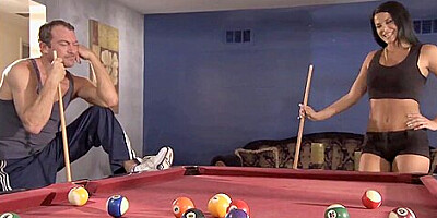 Sporting Big Boobs: Strip Pool With Savannah Stern