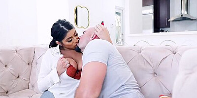Racy brunette with big tits, Violet Myers likes to fuck married men on a daily basis
