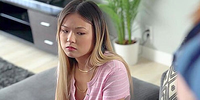Asian Teen 18+ Stepsister Accidentally Got Fucked By Big Dick Stepbro With Lulu Chu