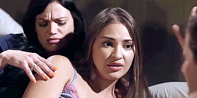 Mona Azar - Naughty Stepmom Teaches Her Stepson About Sex