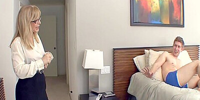 Big Boobed Blonde Milf In Stockings And A Garter 8 Min