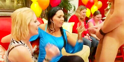 Real bachelorette party with amateurs