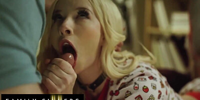 Fascinating blond stunner with petite bumpers and puffy puffies is screaming while getting pounded firm