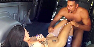 Stranded teen 18+ gets fucked