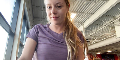 Nadia Foxx Lush! to the Gym and a Drive Thru Omg I Came on the Stairmaster!!