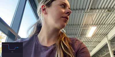 Nadia Foxx Lush! to the Gym and a Drive Thru Omg I Came on the Stairmaster!!