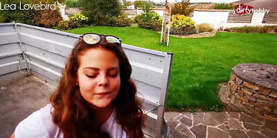 MyDirtyHobby- Bodacious big-chested nubile romped by mate's beau rectally outdoors