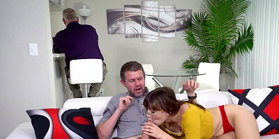 Lucky man seduced by brother-in-law's adorable stepdaughter