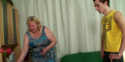 Plump mature seduces son-in-law on her birthday