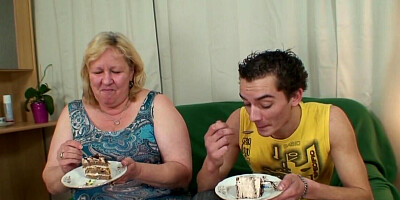 Plump mature seduces son-in-law on her birthday