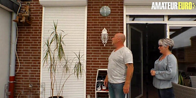 Mature German wife cheats on husband with neighbor