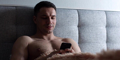 Lana Broks is dressed in milky pantyhose while getting drilled in the bum, on the bed