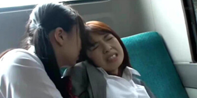 Chinese Student Has Joy with Schoolteacher on Bus