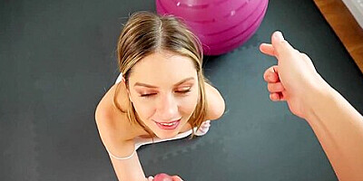 Rebecca Volpetti In Pov Of My Anal Creampie Of An Italian Tourist In Yoga Pants At My Gym