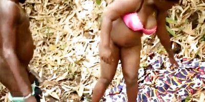 Me and my stepson in the forest
