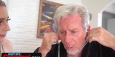 Jay Crew And Laney Grey - Horny Old Man Caught His Plumpy Step Masturbating And Helps Her Cum