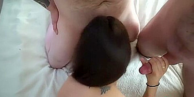 Mila Fox - 3 Guys = First Big Gangbang With Fans Three Dick In Me. Incredible All Sex