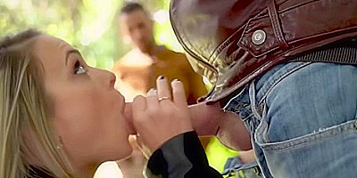 First Assfucking Creampie In The Woods With Tiffany Leiddi