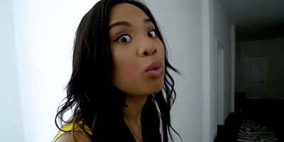 Honey Gold lets a guy slide deep inside her