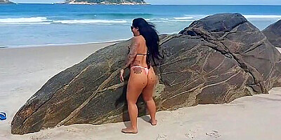 Bruna Lopes - Do Hotel A Gozada Final Na Praia