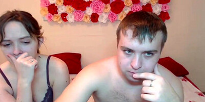 First-Timer dude is getting an incredible oral in front of the camera, from his finest homie's gf