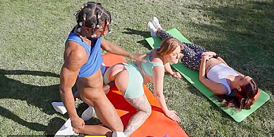 Yoga Teacher Wants Nothing More Than To Be Stretched By Damions Big Fat Cock - Brandy Renee