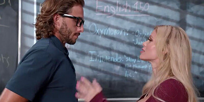 Insane America - Big-Chested teacher, Casca Akashova, helps take care of her schoolgirl's spunk-pump by taking