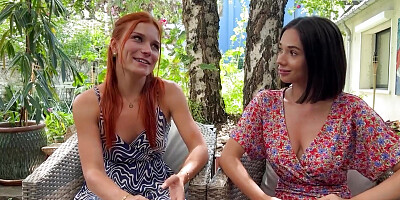 Ersties - Clemence &amp, Eve Do Naughty Lesbian Things In Public