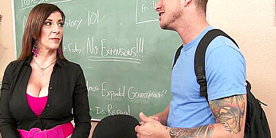 Is And She Is Going To Make Her Student Cum Hard With Sara Jay