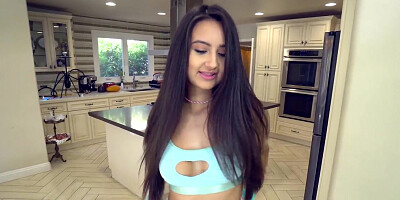 Eliza Ibarra takes some selfies of herself before getting fucked by a huge dick