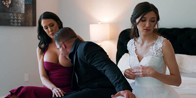 Nathan alternately bangs wife and stepmom